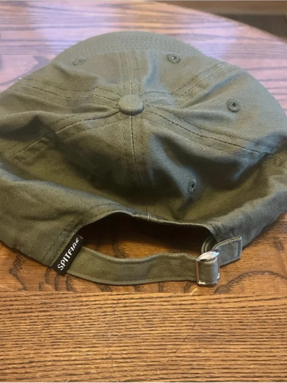 Spitfire Olive Green Hat with White Logo Detailing